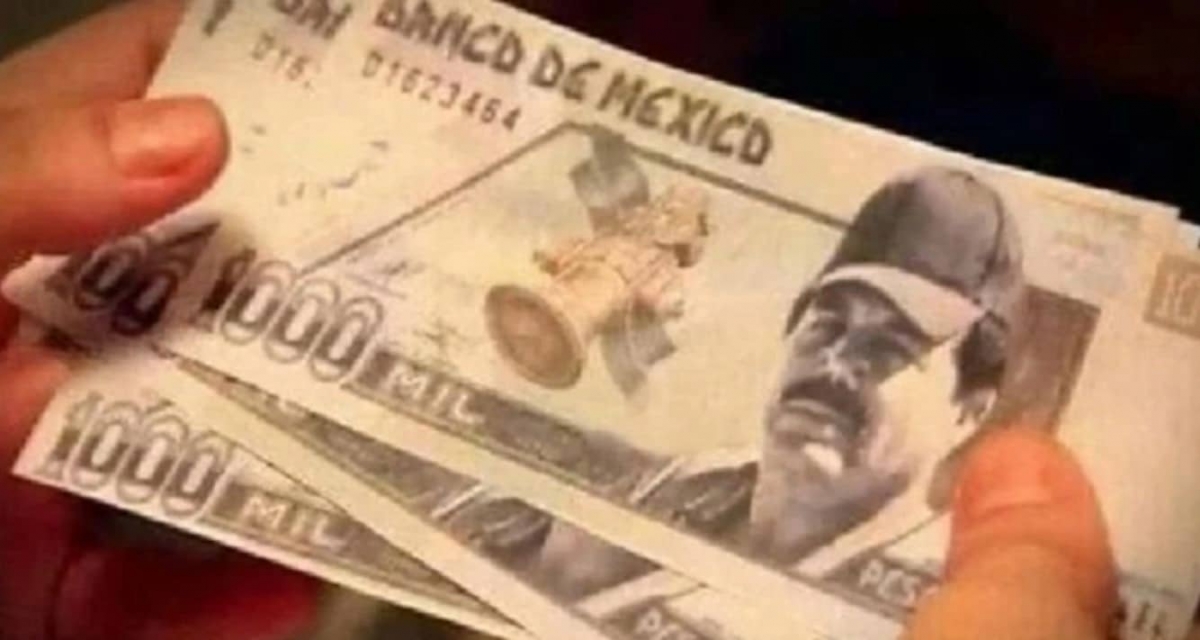 Circulan billetes con el rostro del "Mayo" Zambada en Sinaloa