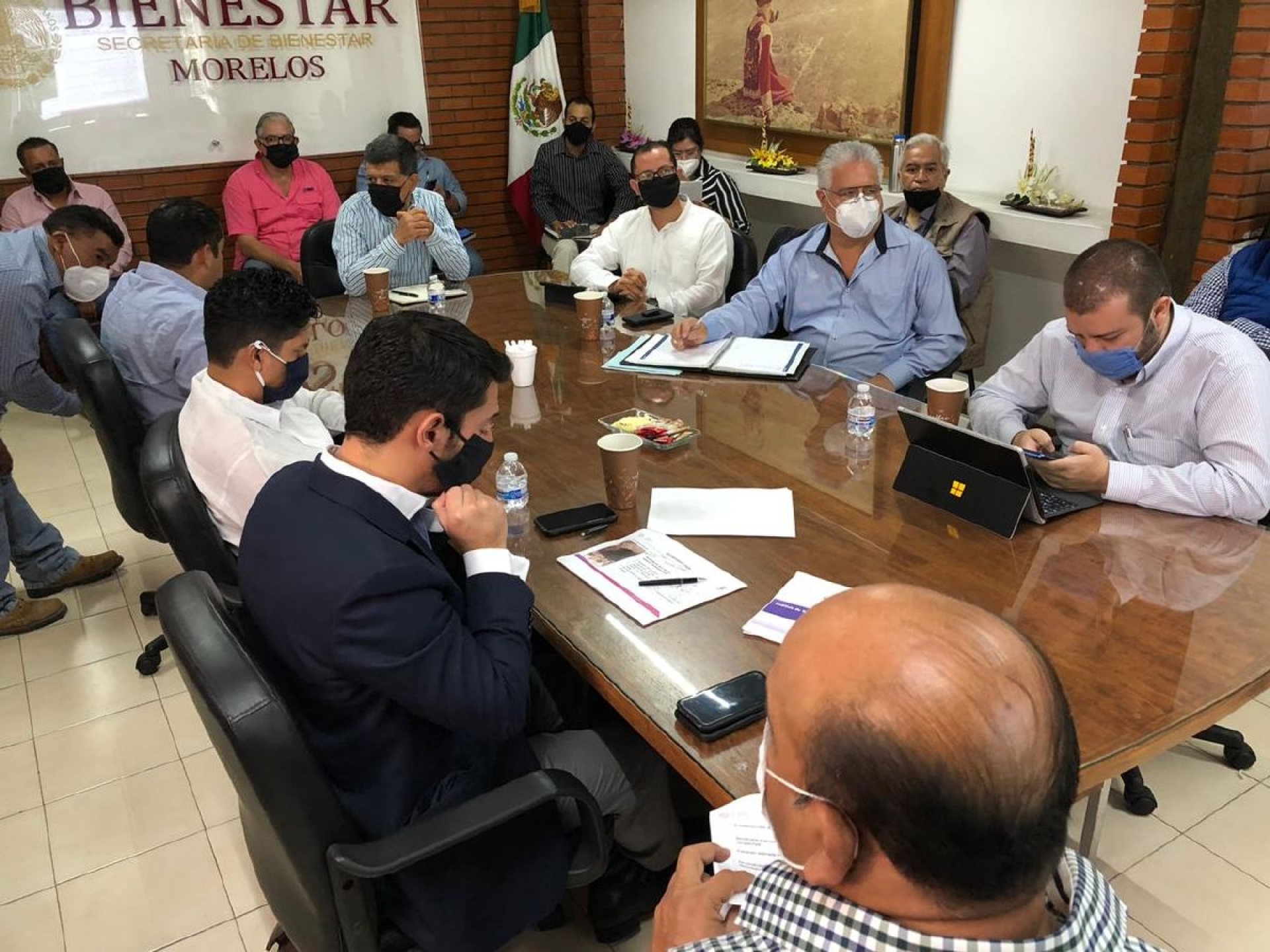 Presentan Gobierno estatal y federal proyectos de agua potable a Tetela del Volcán