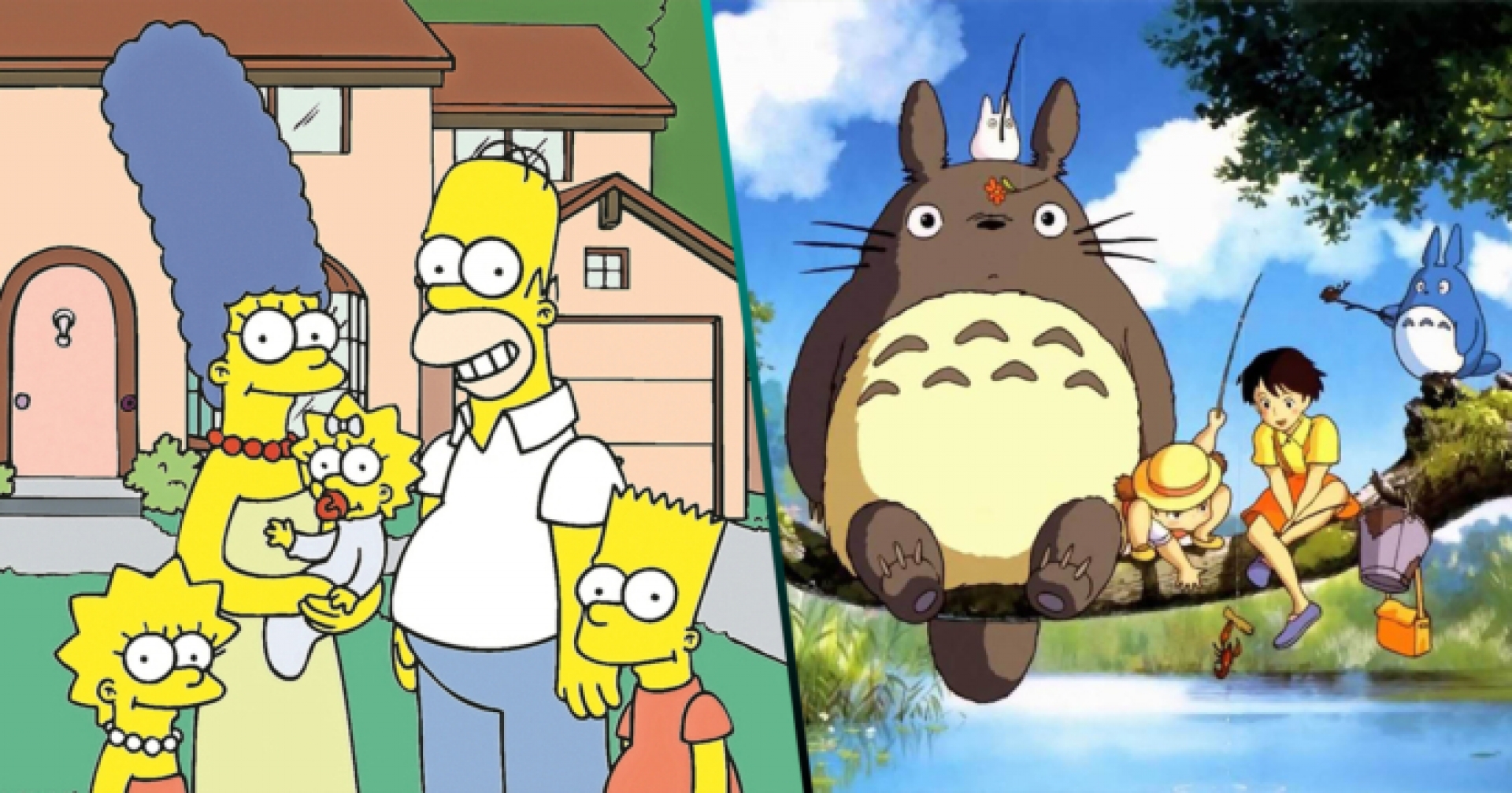 ’Los Simpson’ rinden tributo a Studio Ghibli y ‘Mi vecino Totoro’
