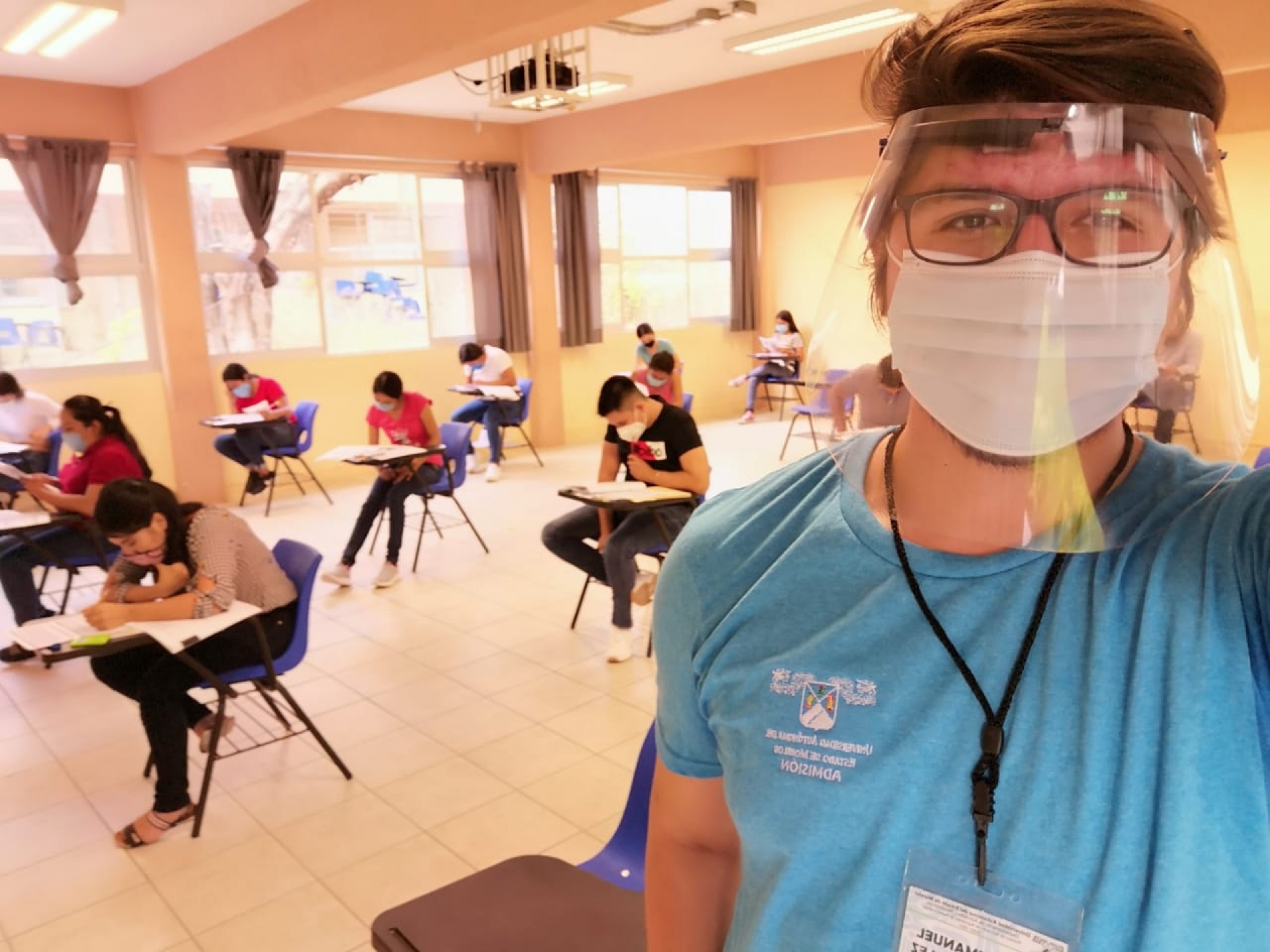 Sin incidentes, aplicación de examen de la UAEM en Puente de Ixtla