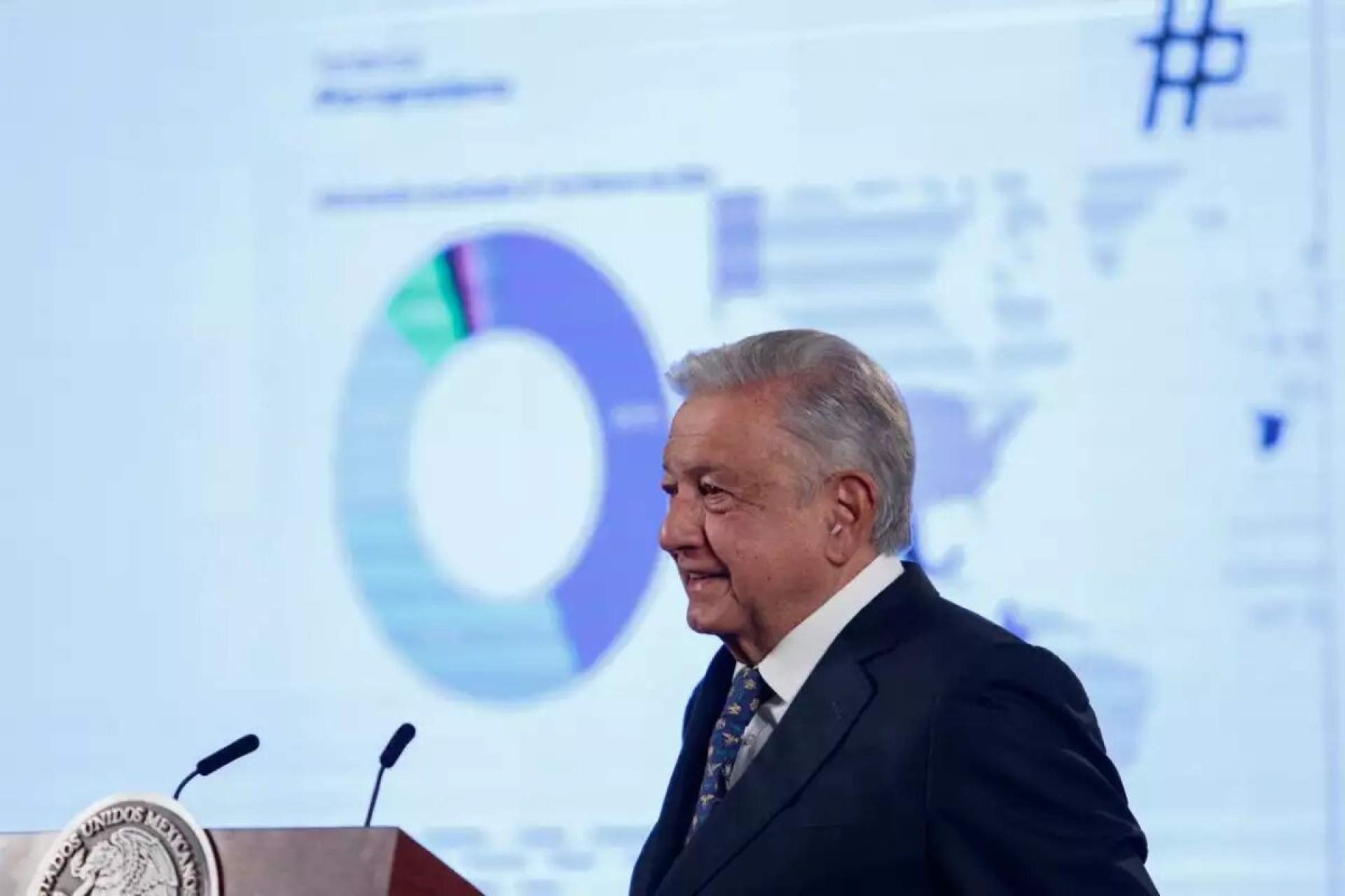 López Obrador amanece con el ojo hinchado por 'tutupiche'