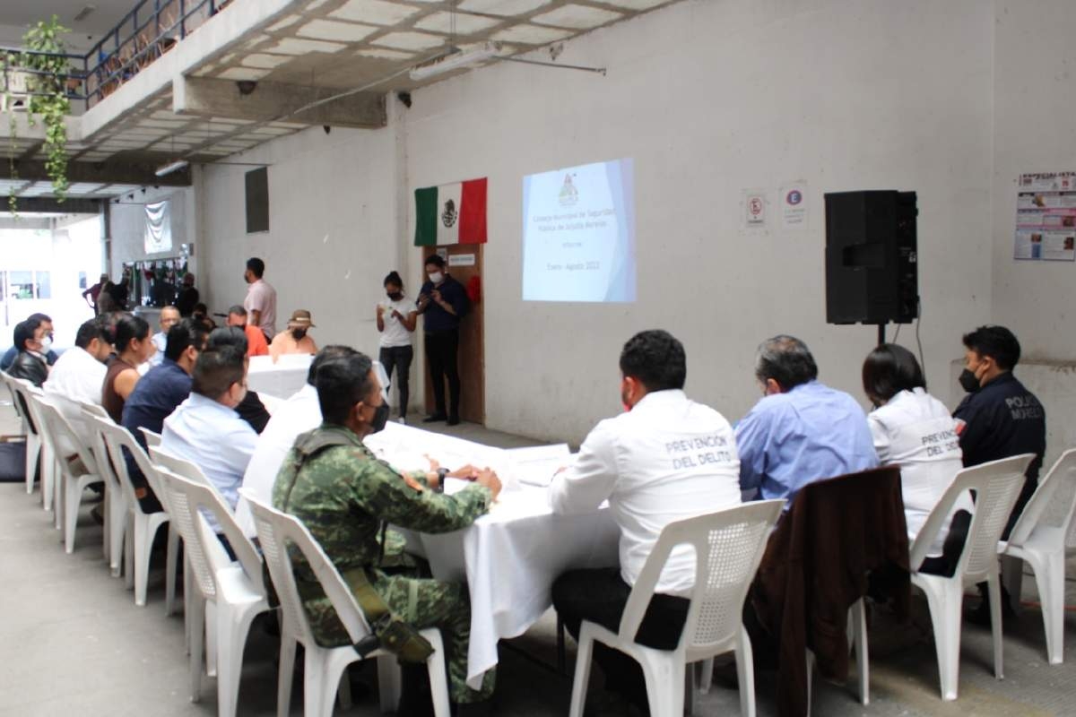 Dan informe de resultados en materia de seguridad en Jojutla