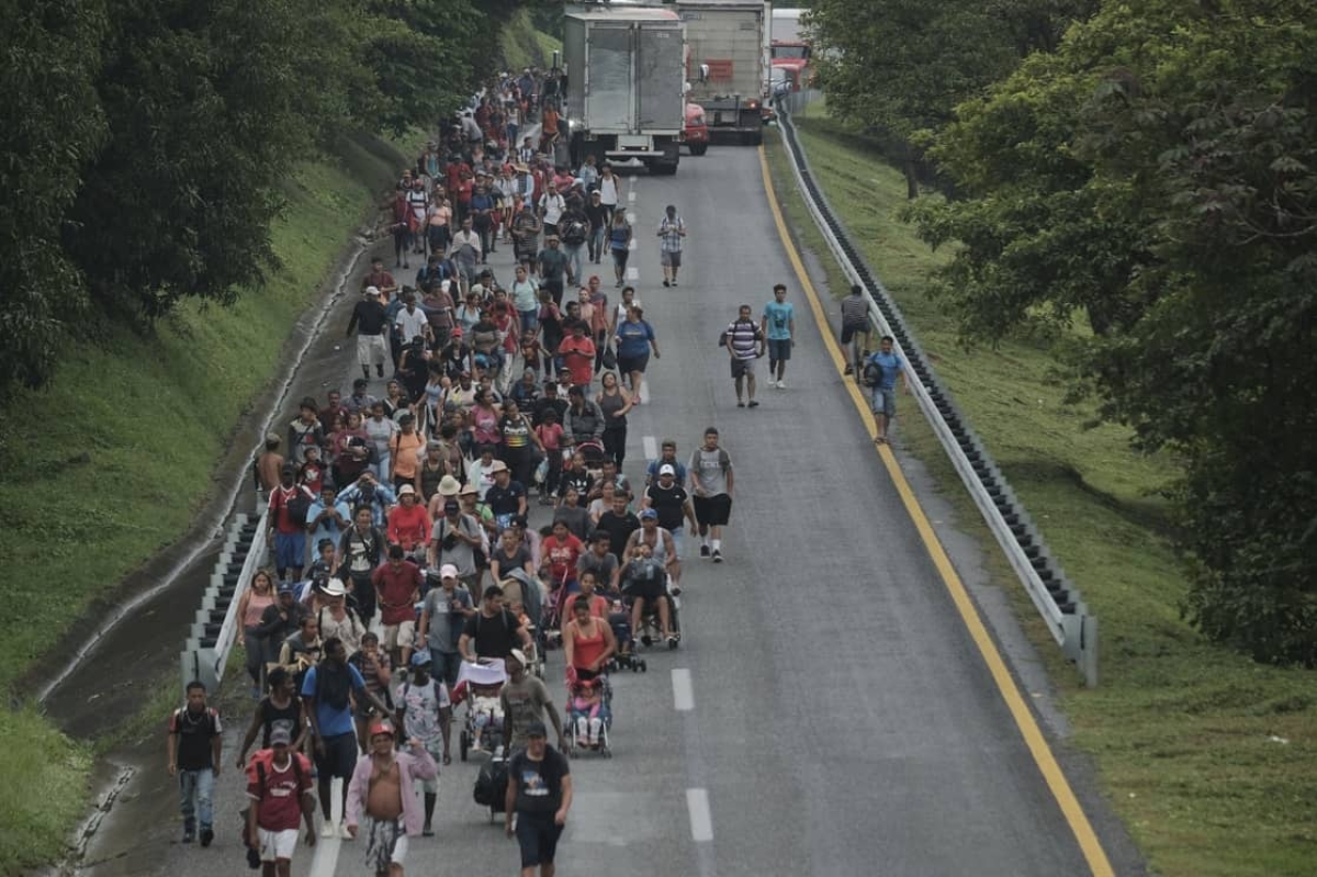 Guardia Nacional y el INM montan operativo para frenar a migrantes