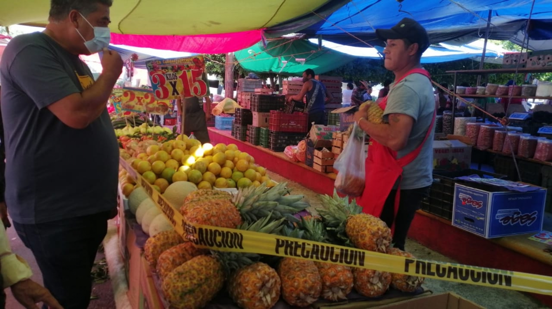Sancionan a comerciantes de Yautepec
