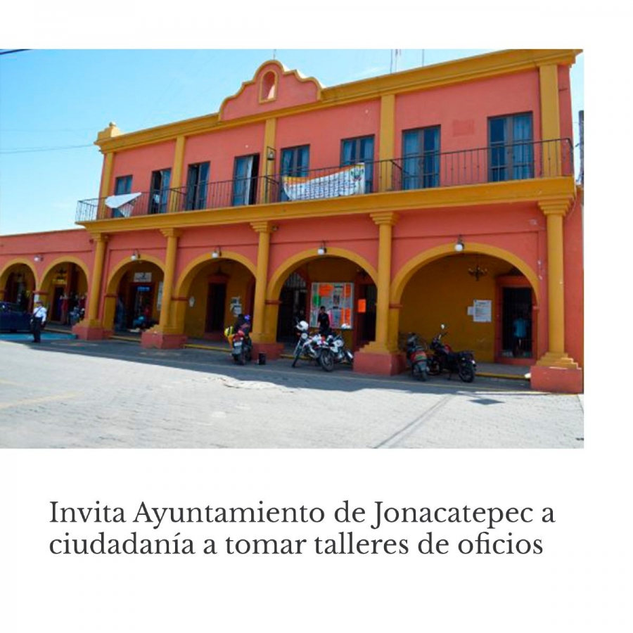 Invita Ayuntamiento de Jonacatepec a ciudadanía a tomar talleres de oficios