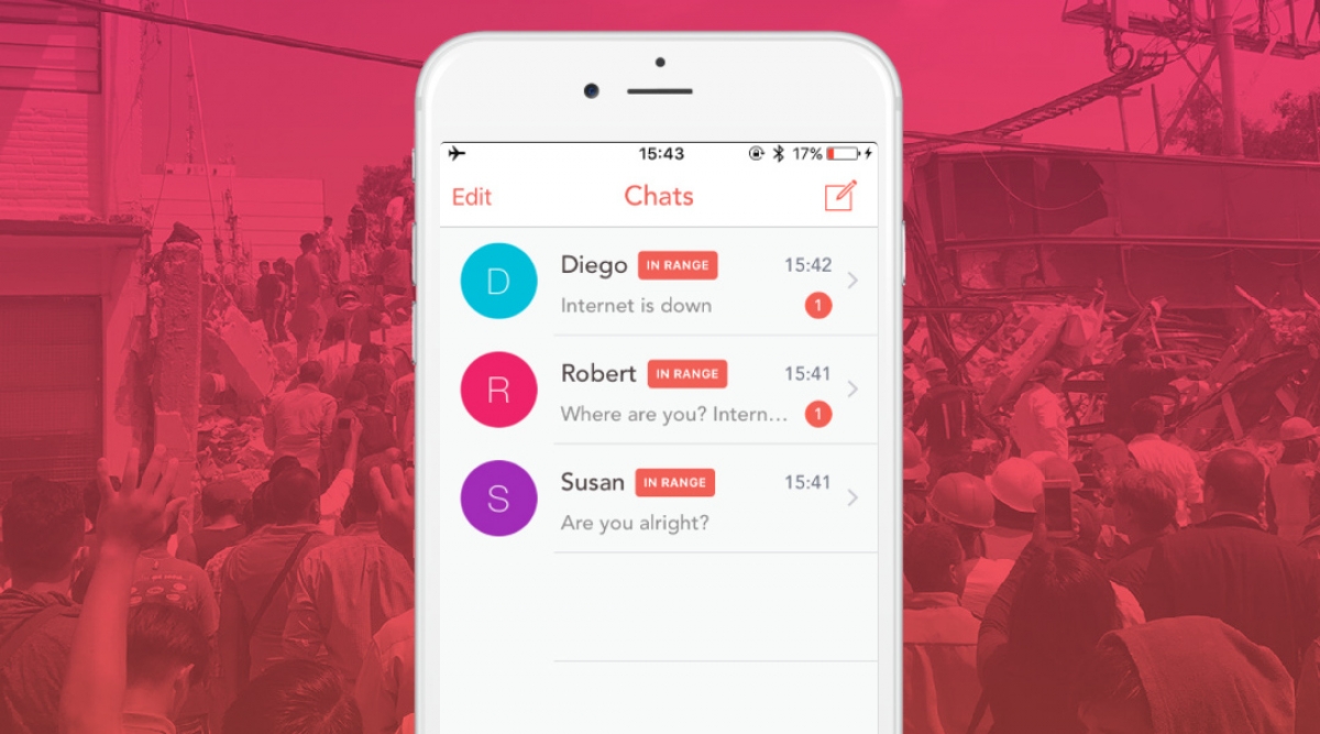 Bridgefy: una app mexicana para mandar mensajes sin internet durante desastres