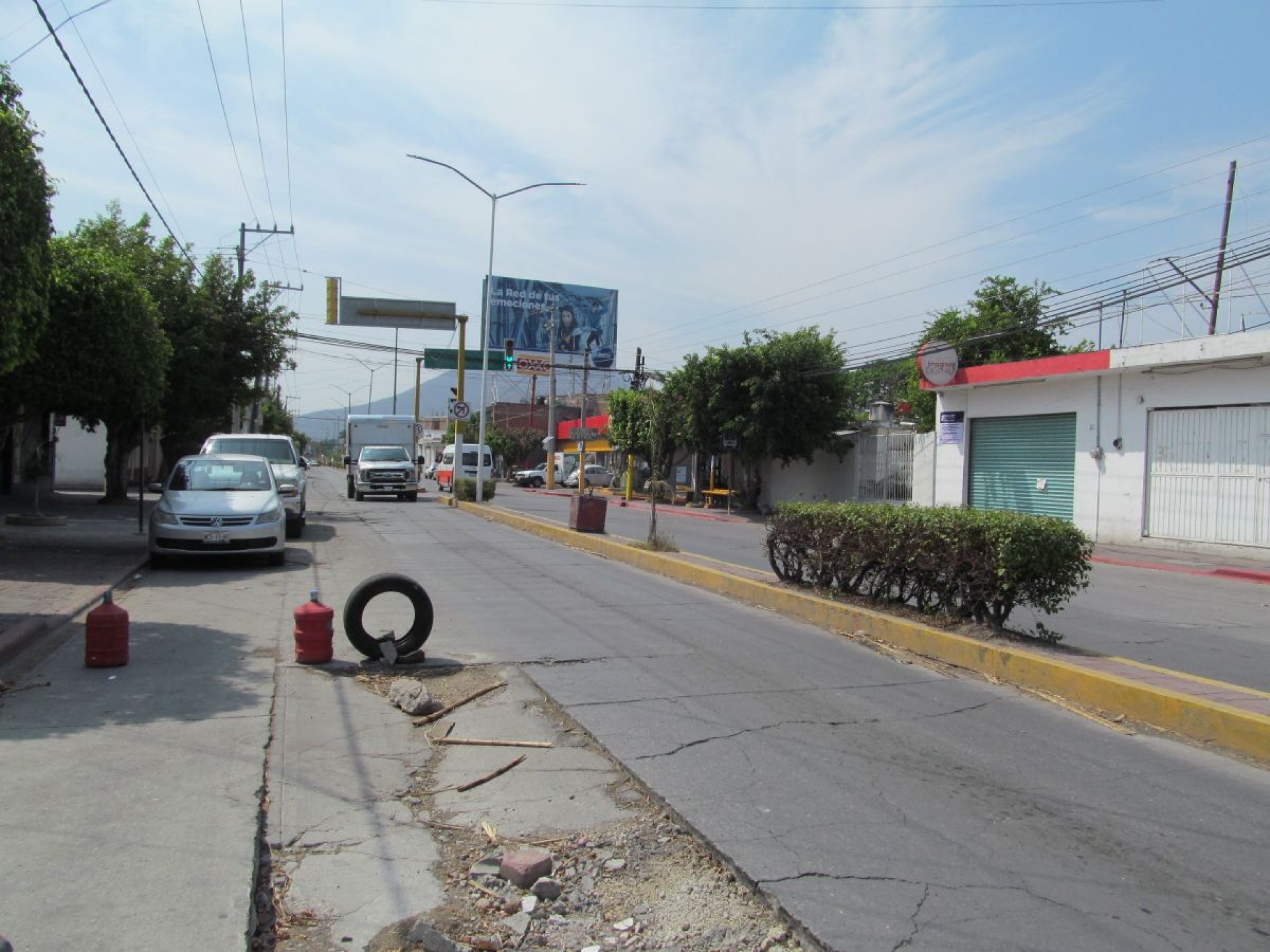 Siguen apareciendo socavones en calles de Jojutla
