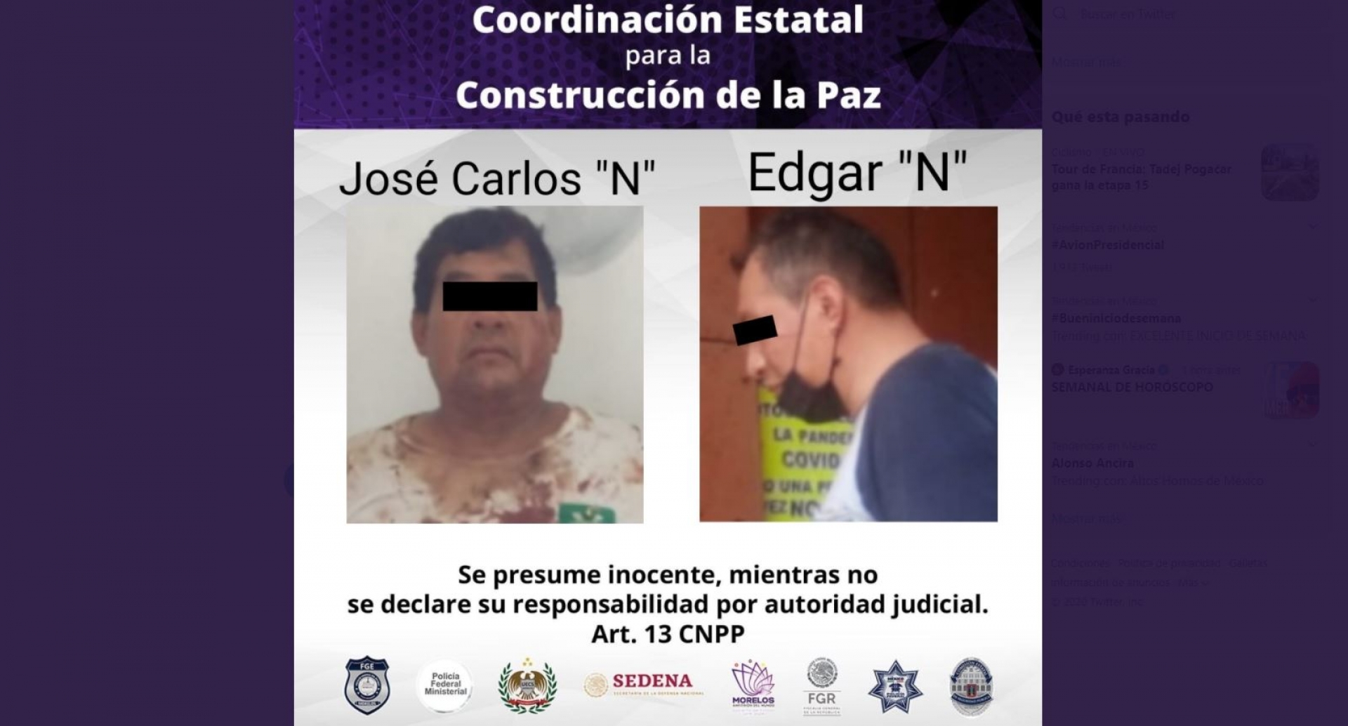 Detenidos por pelear en la calle