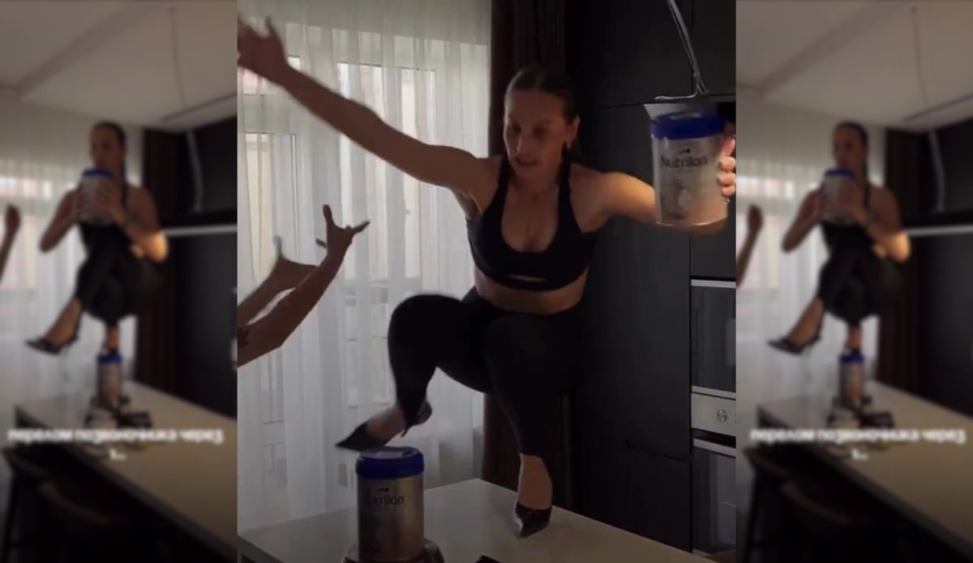 Influencer rusa se fractura la columna tras fallido reto viral con tacones