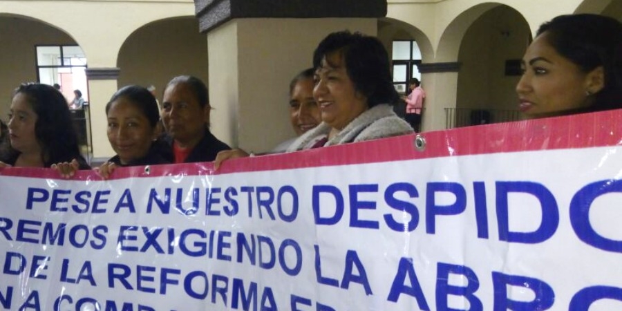 Se manifiesta MMB en la Junta Local de Conciliación y Arbitraje