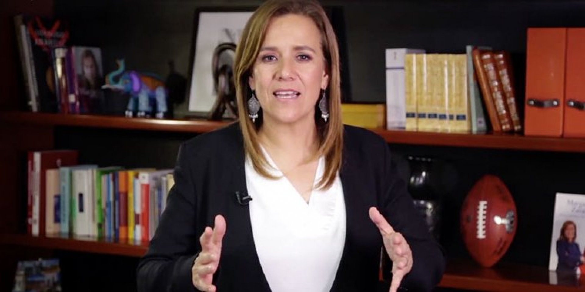 Zavala reitera que AMLO es una amenaza y Anaya un traidor