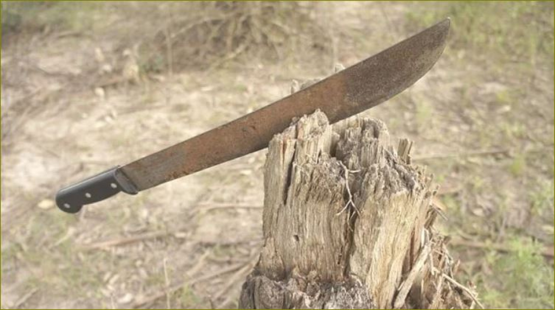 Amenazó de muerte a sus vecinos con un machete