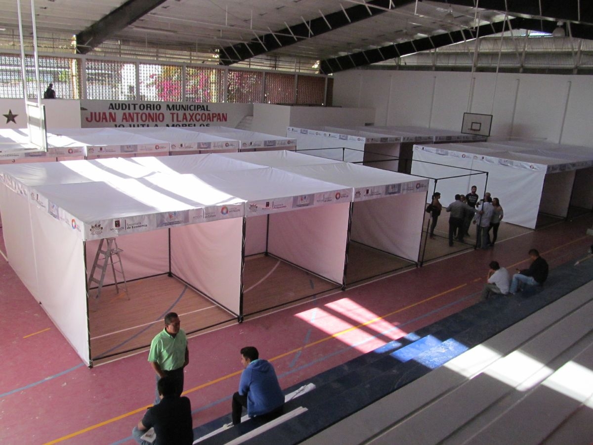 Comerciantes damnificados del centro de Jojutla ocuparán el auditorio municipal