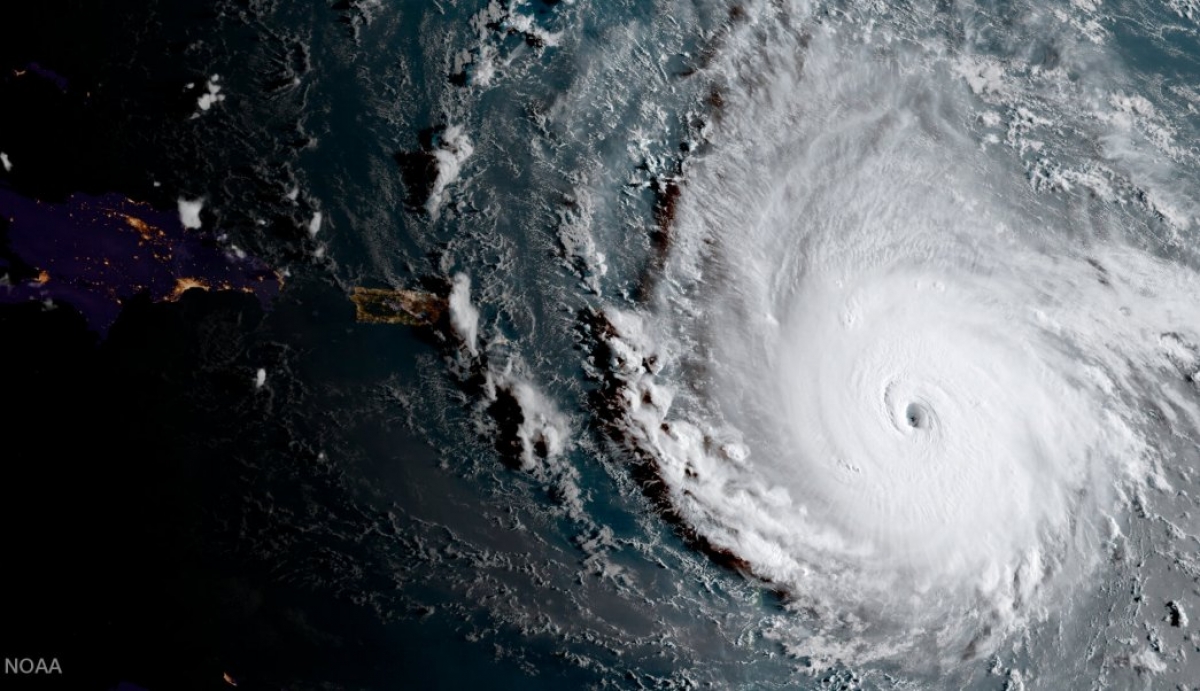 NASA difunde imagen del potente huracán ‘Irma’ en el Caribe