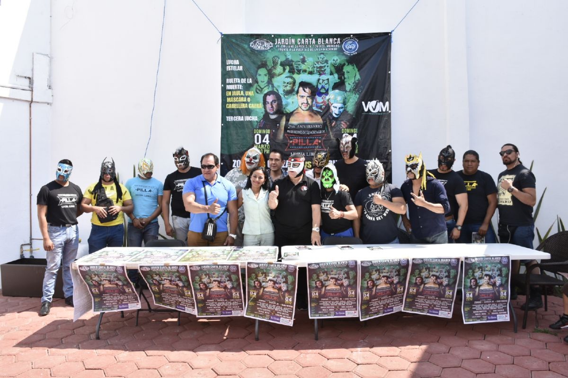Habrá función de lujo de lucha libre en Temixco