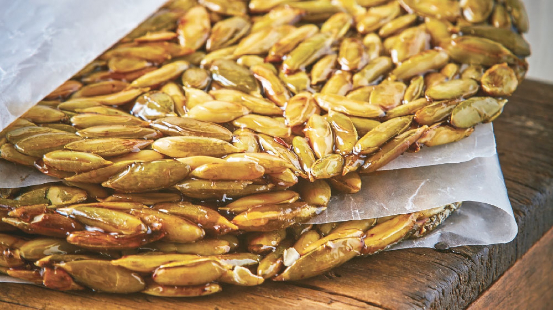 El tradicional dulce de pepita de calabaza
