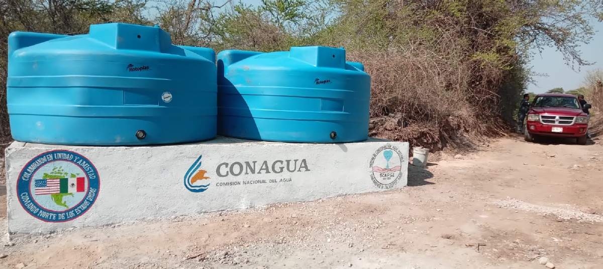 Dona la Conagua cuatro tanques cisterna a Zacatepec