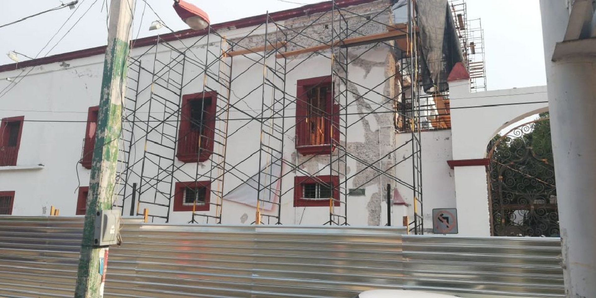Al 50 por ciento, la reparación de la parroquia Santo Tomás de Aquino en Miacatlán