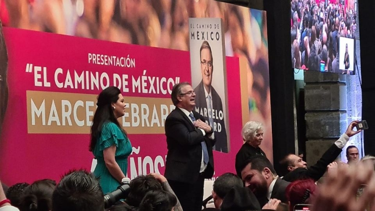 Marcelo Ebrard presenta su libro 'El camino de México' rumbo a las elecciones de 2024