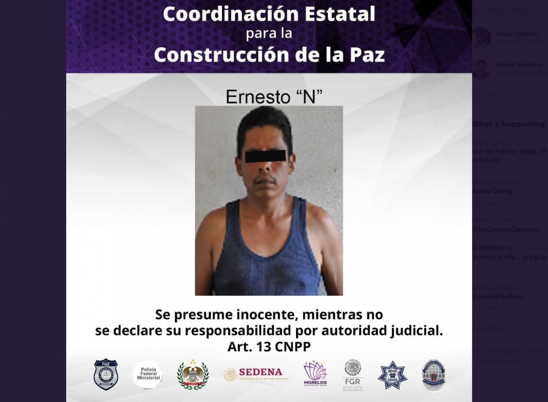 Terminó en los separos por violencia familiar