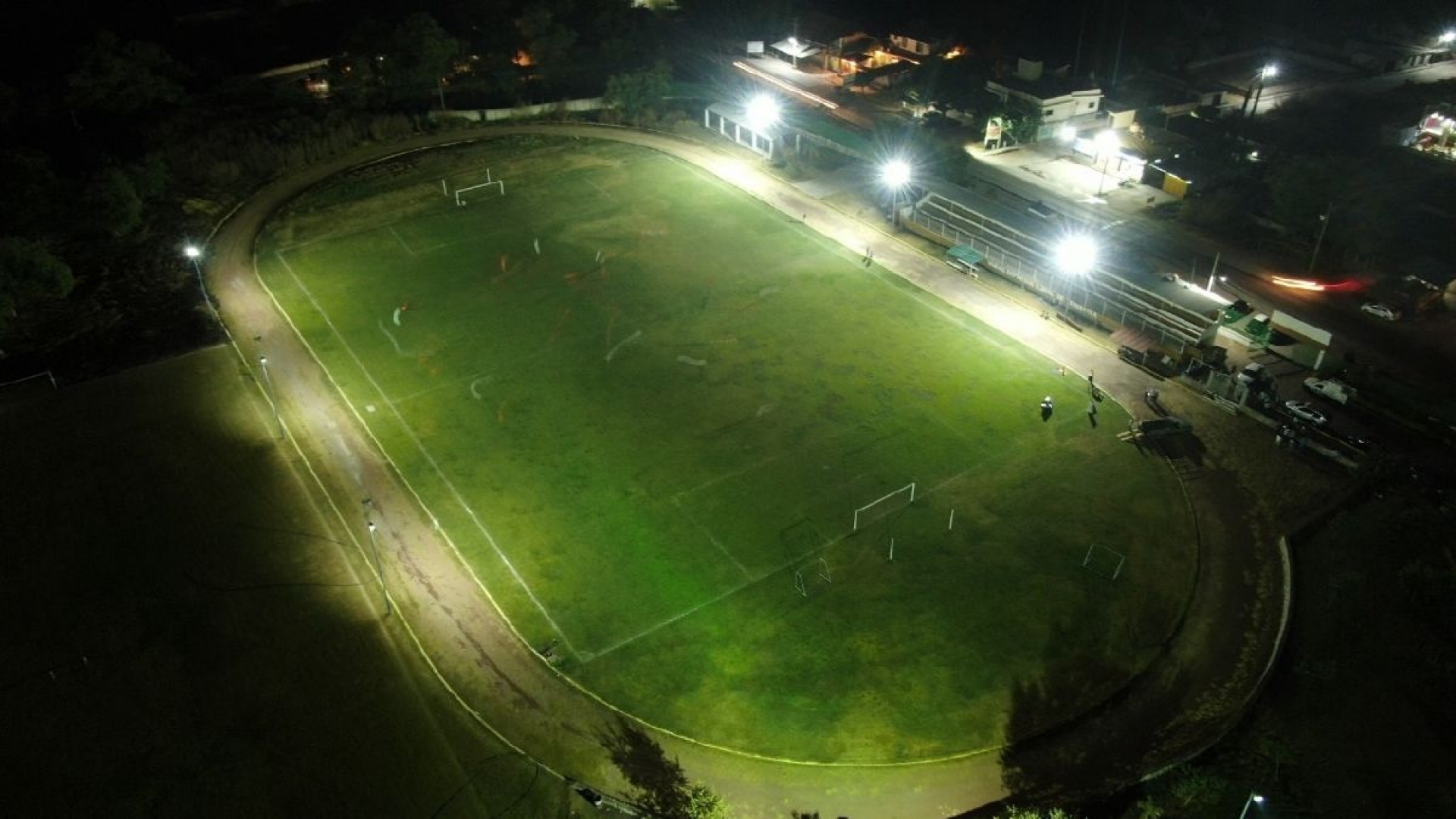 Inauguran alumbrados en unidades deportivas de Jojutla