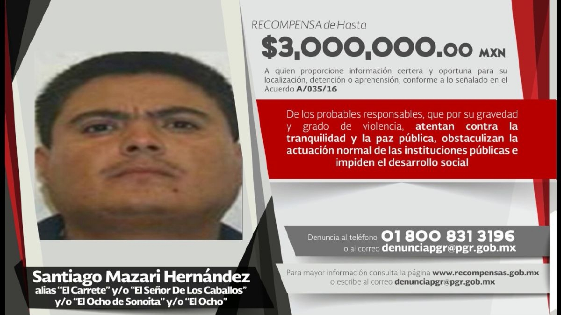 Capturan en Guerrero a “El Carrete”