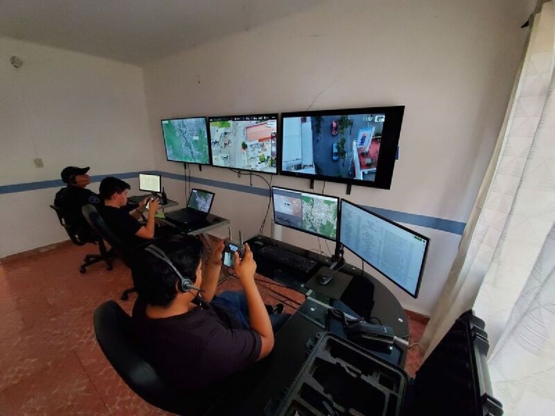 Emplean tecnología aérea para reforzar estrategias de seguridad en Jojutla