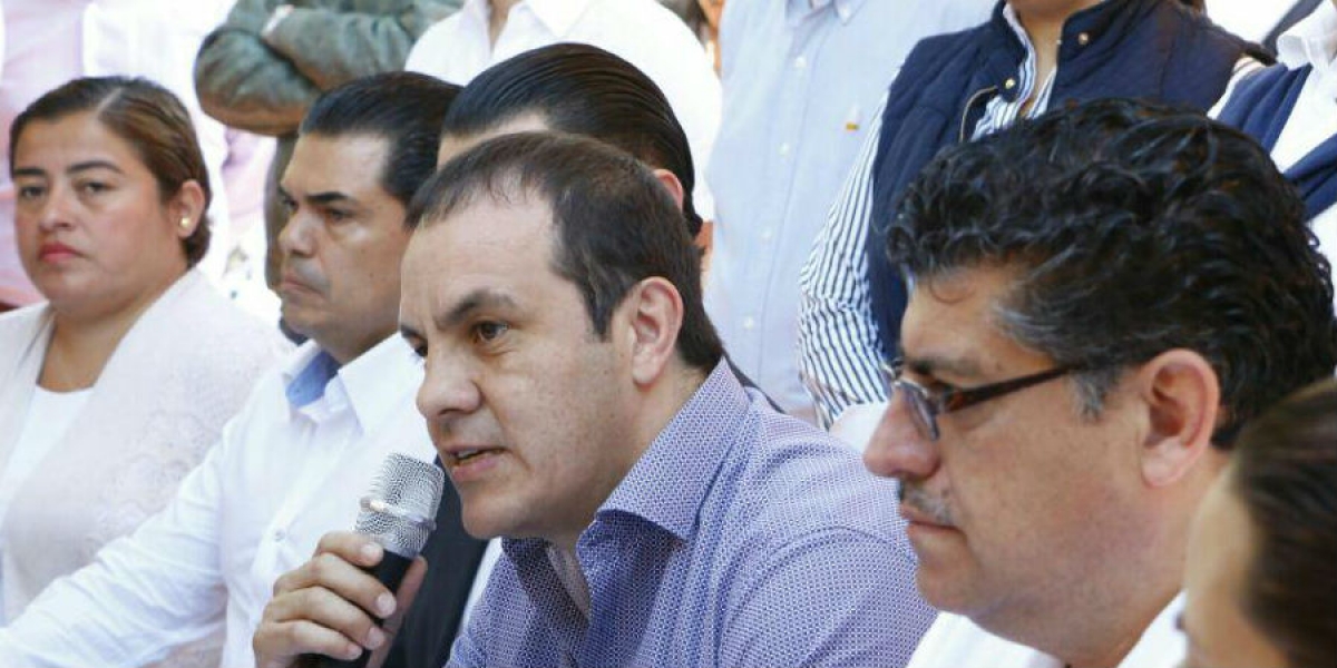 Anuncia Cuauhtémoc Blanco concentración en defensa de la autonomía municipal