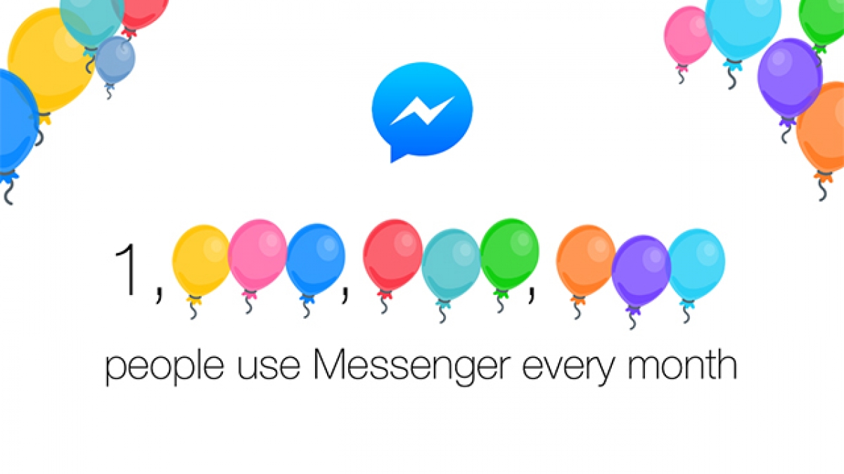 Facebook Messenger celebra mil millones de usuarios mensuales