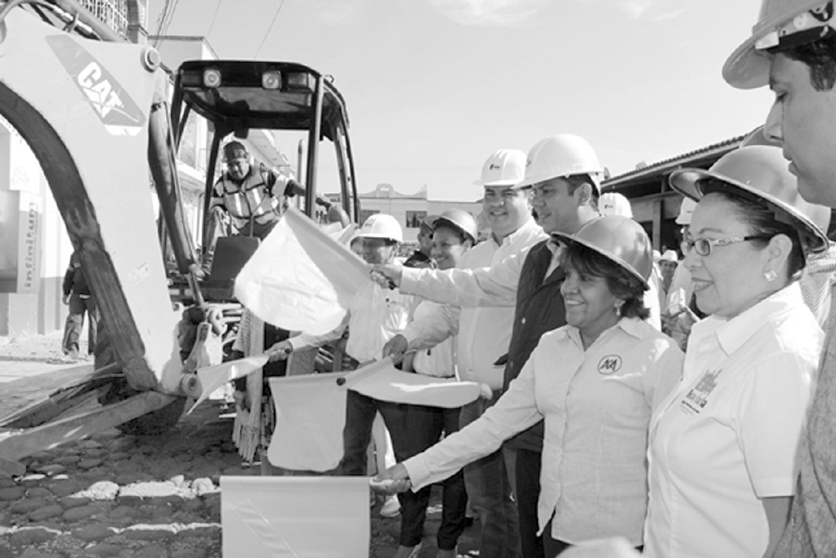 Francisco Sánchez Zavala dio arranque a la obra de remodelación del centro histórico de Yecapixtla