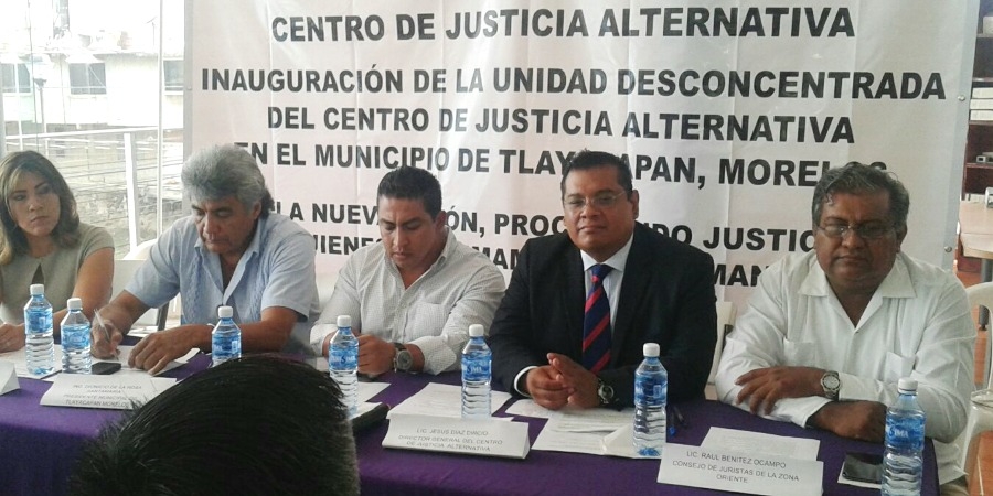 Inauguran Centro de Justicia Alternativa en Tlayacapan