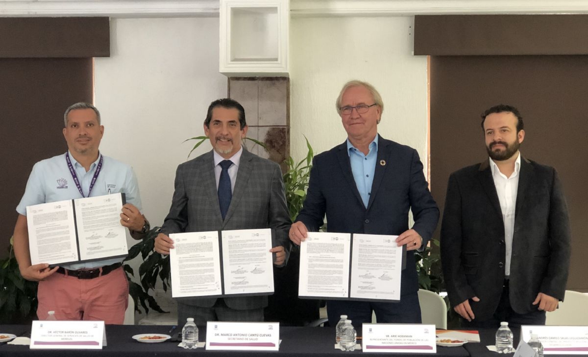 Firman convenio SSM y UNFPA para mejorar atención primaria en zona sur de Morelos