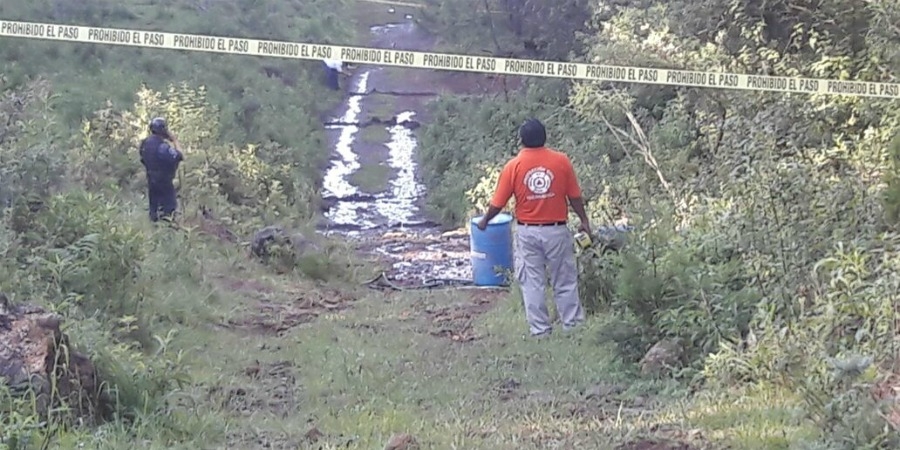 Detectan toma clandestina de hidrocarburo en el paraje Monte Cristo