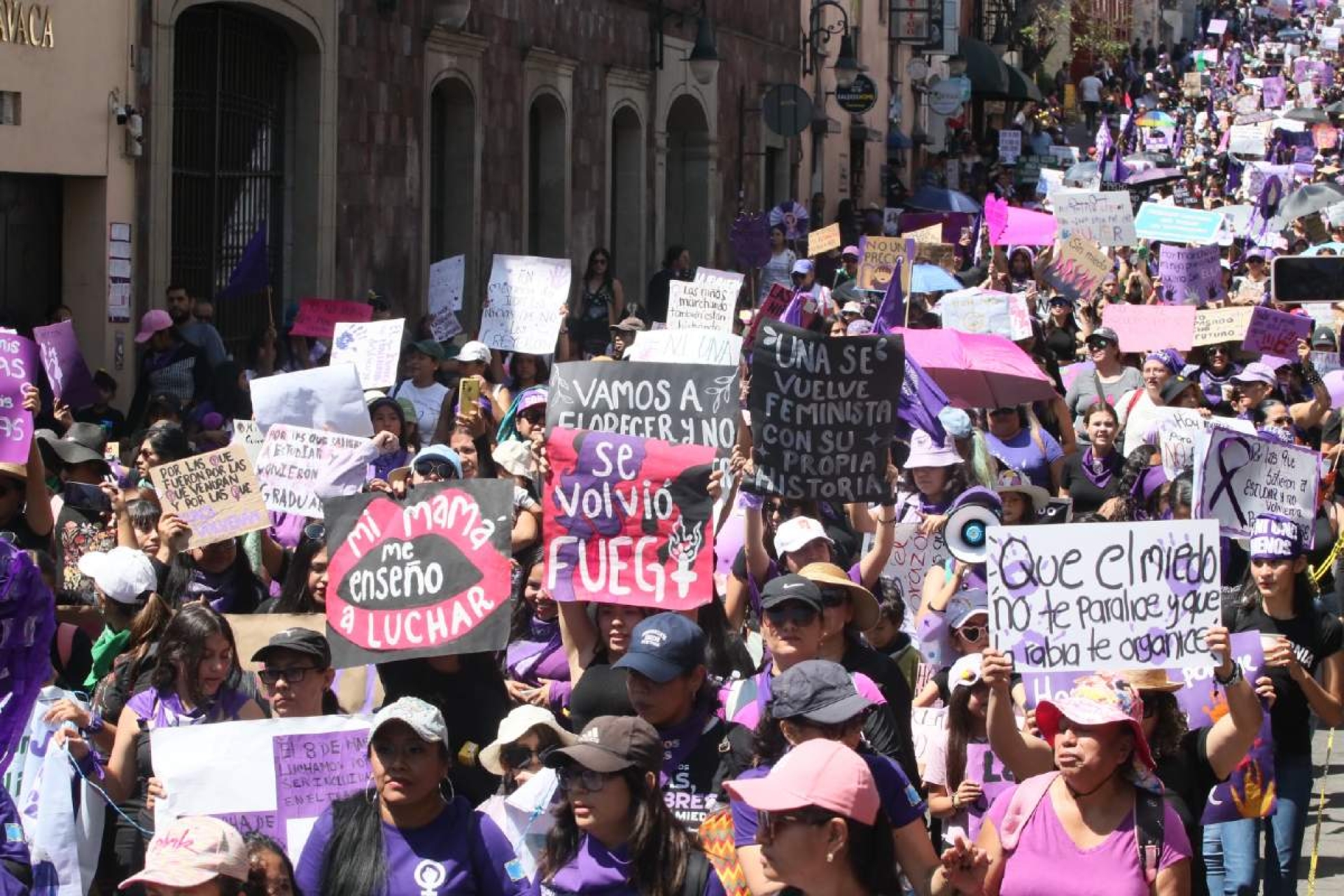 Exigen paz y justicia en 8M