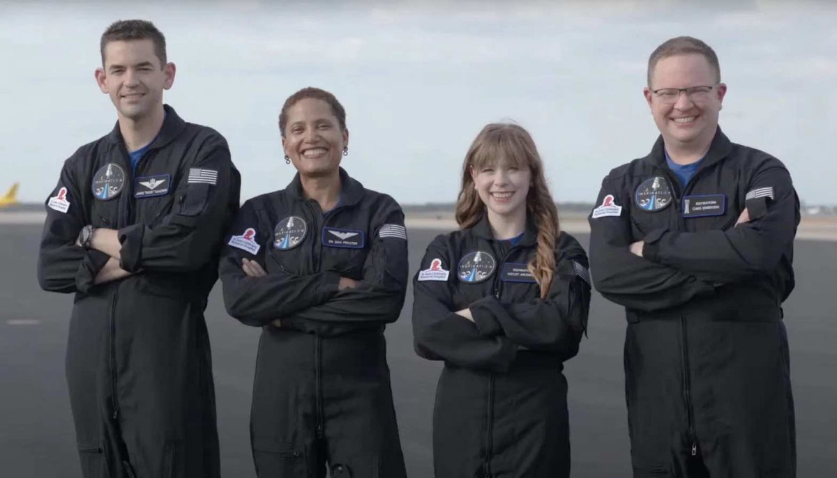 Así entrenan los astronautas de la misión de SpaceX, Inspiration4