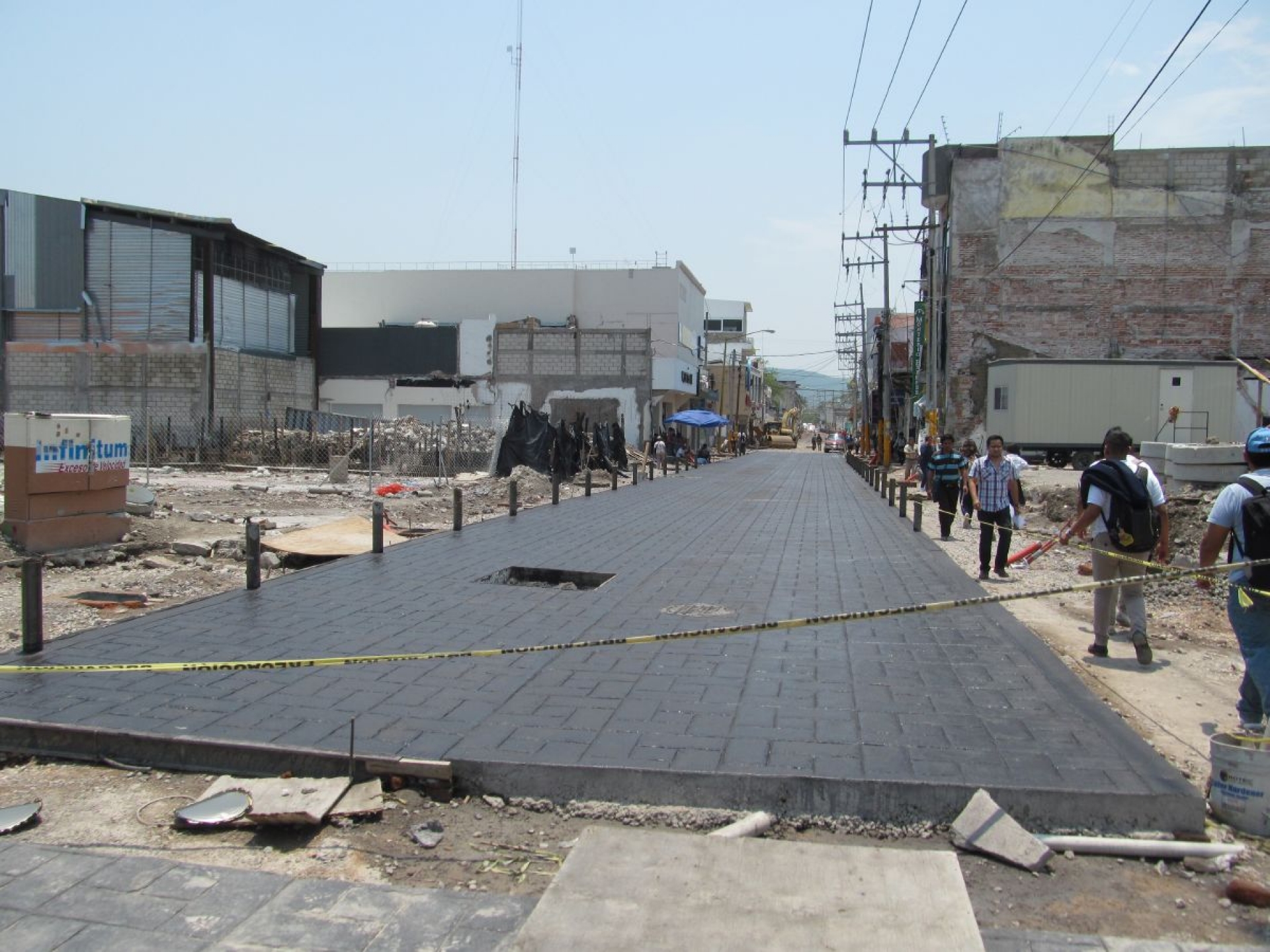Muy lenta, la transformación de la avenida principal de Jojutla
