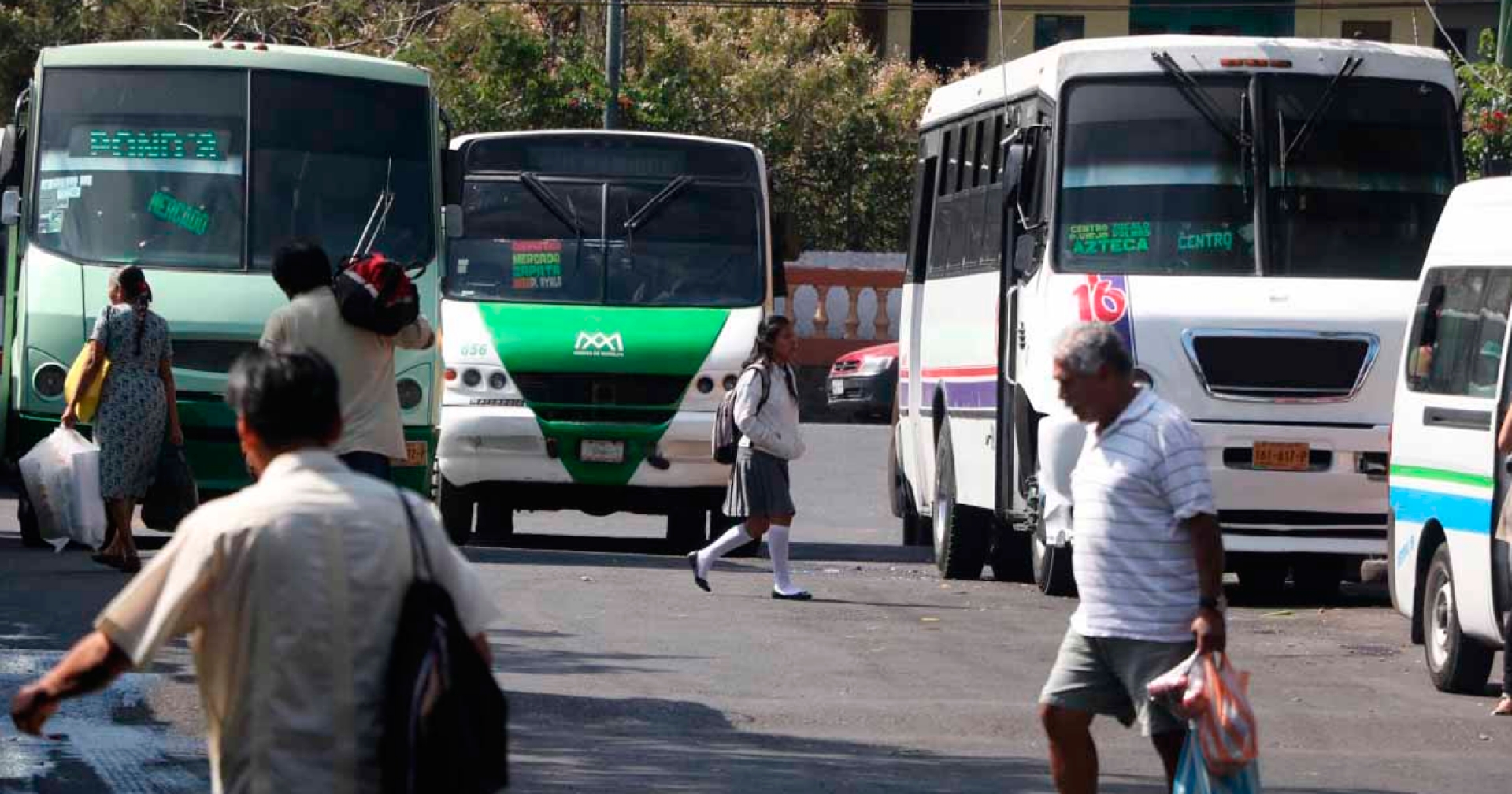 Los salarios de los ruteros se redujeron a la mitad