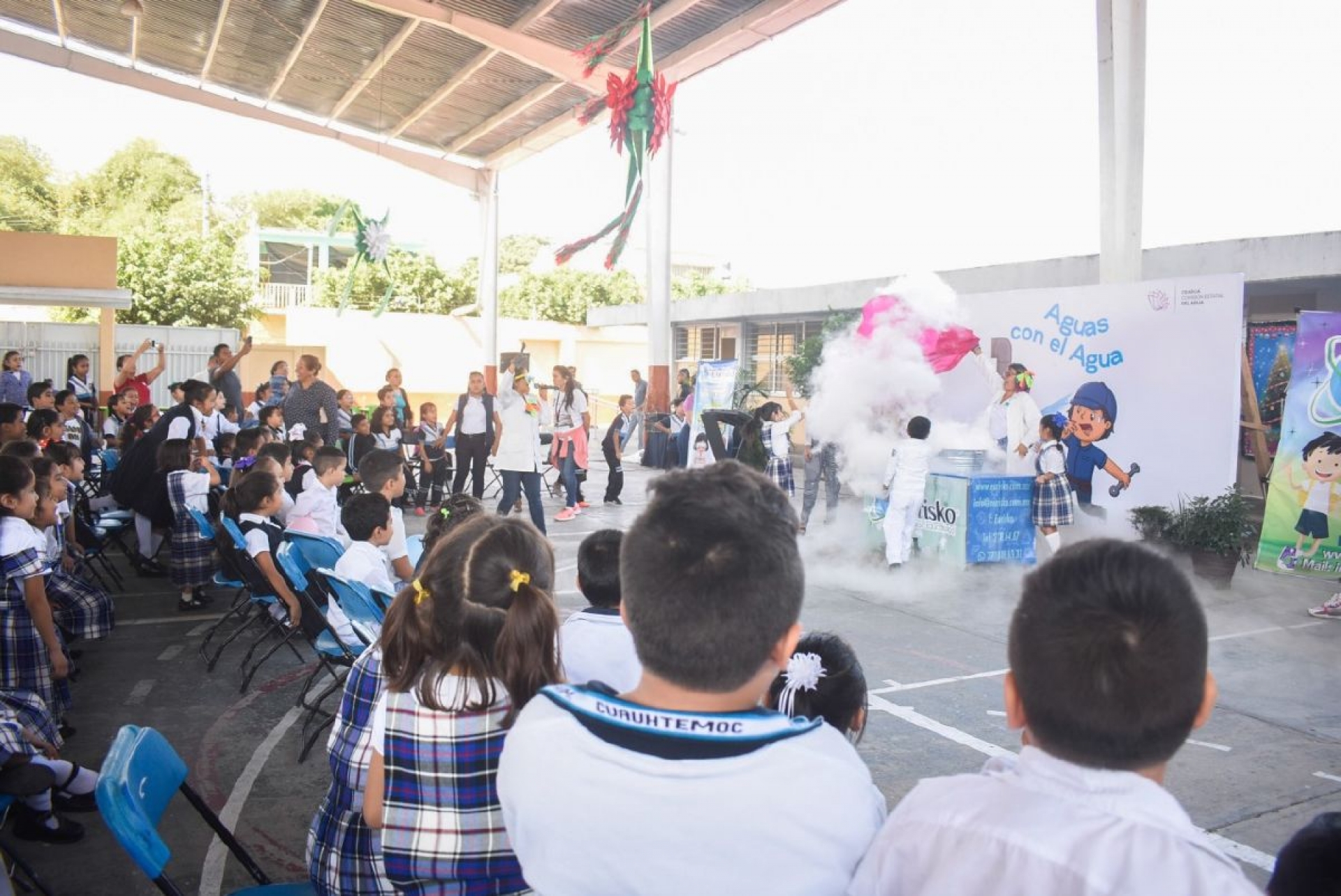 Enseñan a los niños a cuidar el agua