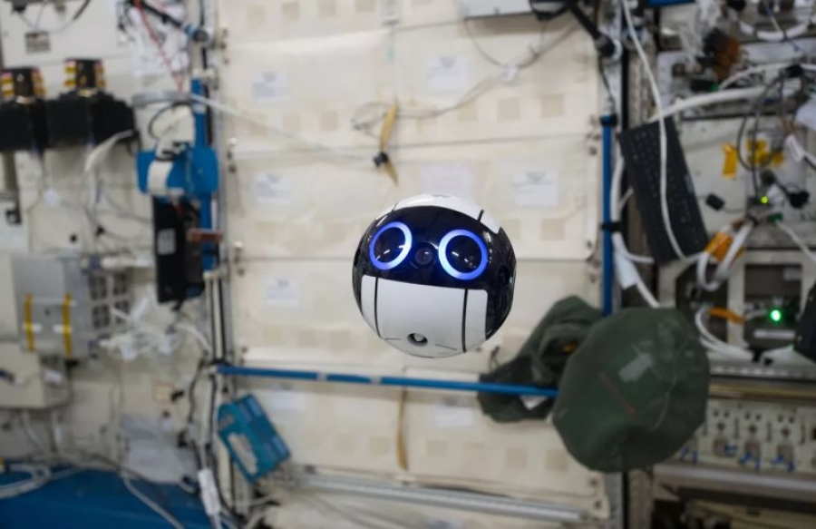 Esta pelotita adorable es el nuevo dron cámara a control remoto de la Estación Espacial Internacional