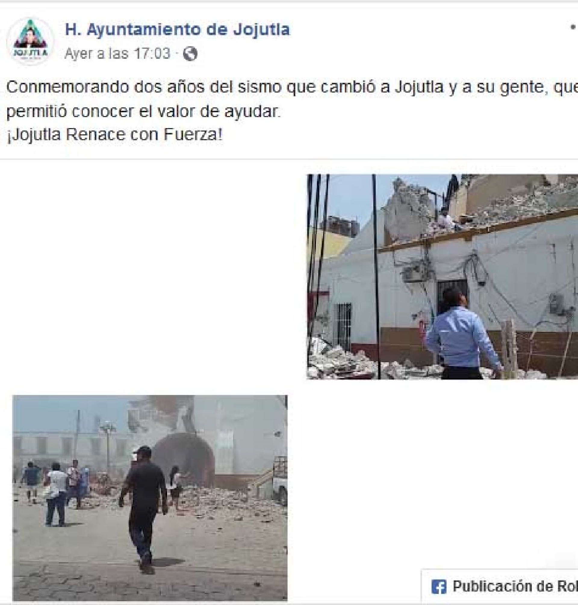 Confirman actividades conmemorativas por II aniversario del 19-S