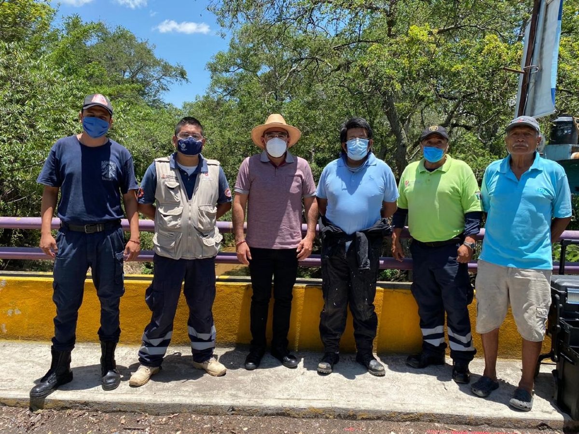 Supervisan pluviómetros instalados en el río Yautepec