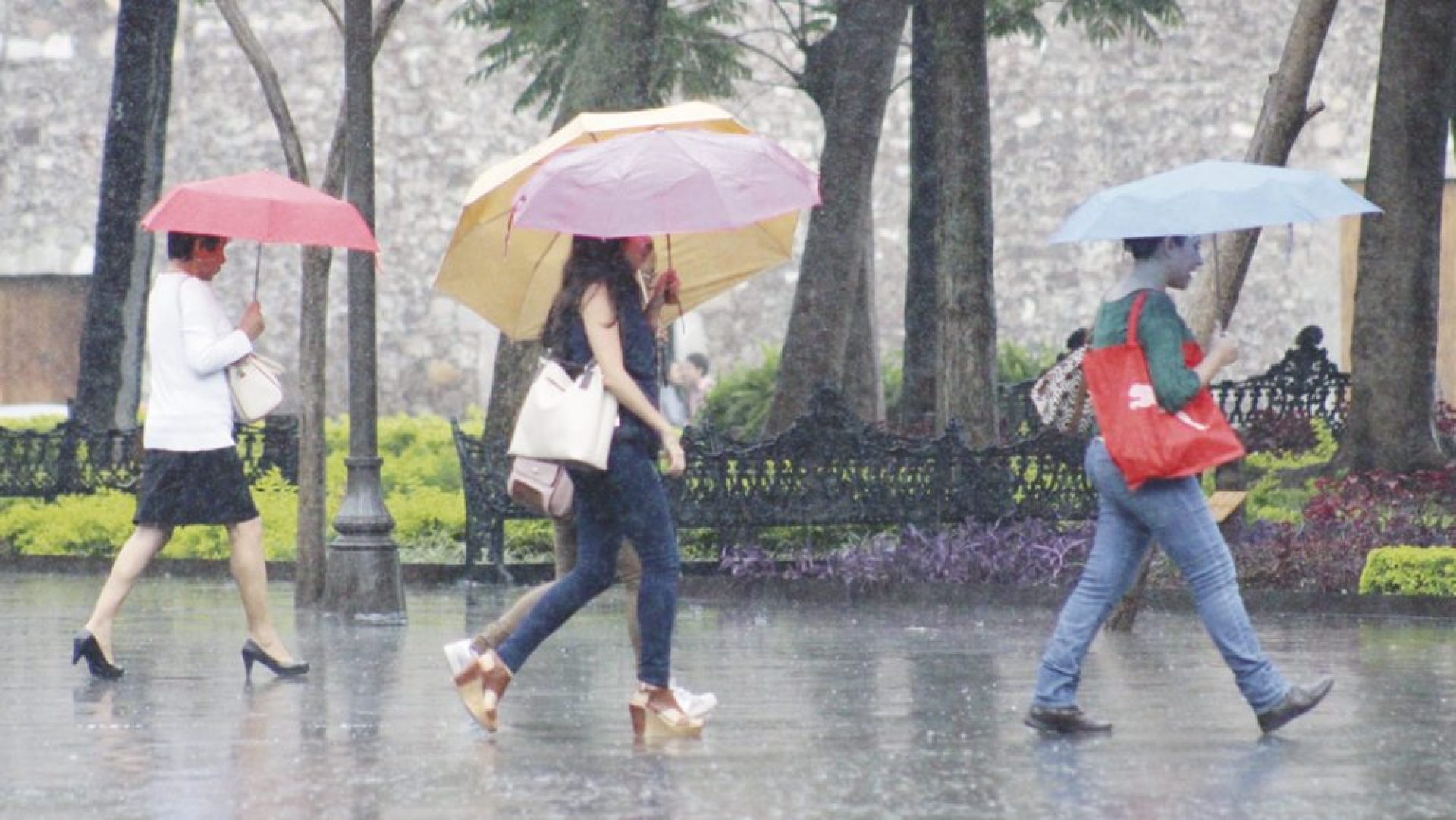 Las lluvia seguirán todo el fin de semana