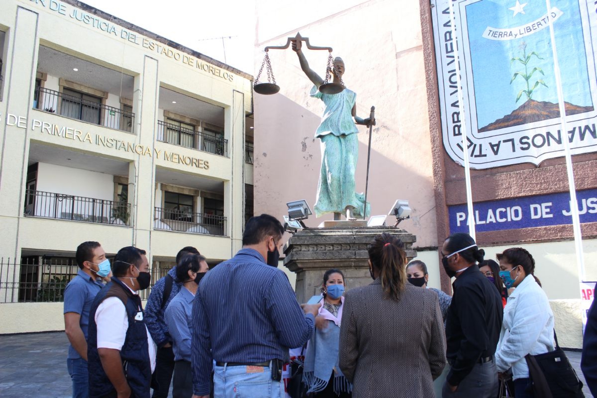 Nueva protesta de abogados; exigen reapertura de los tribunales