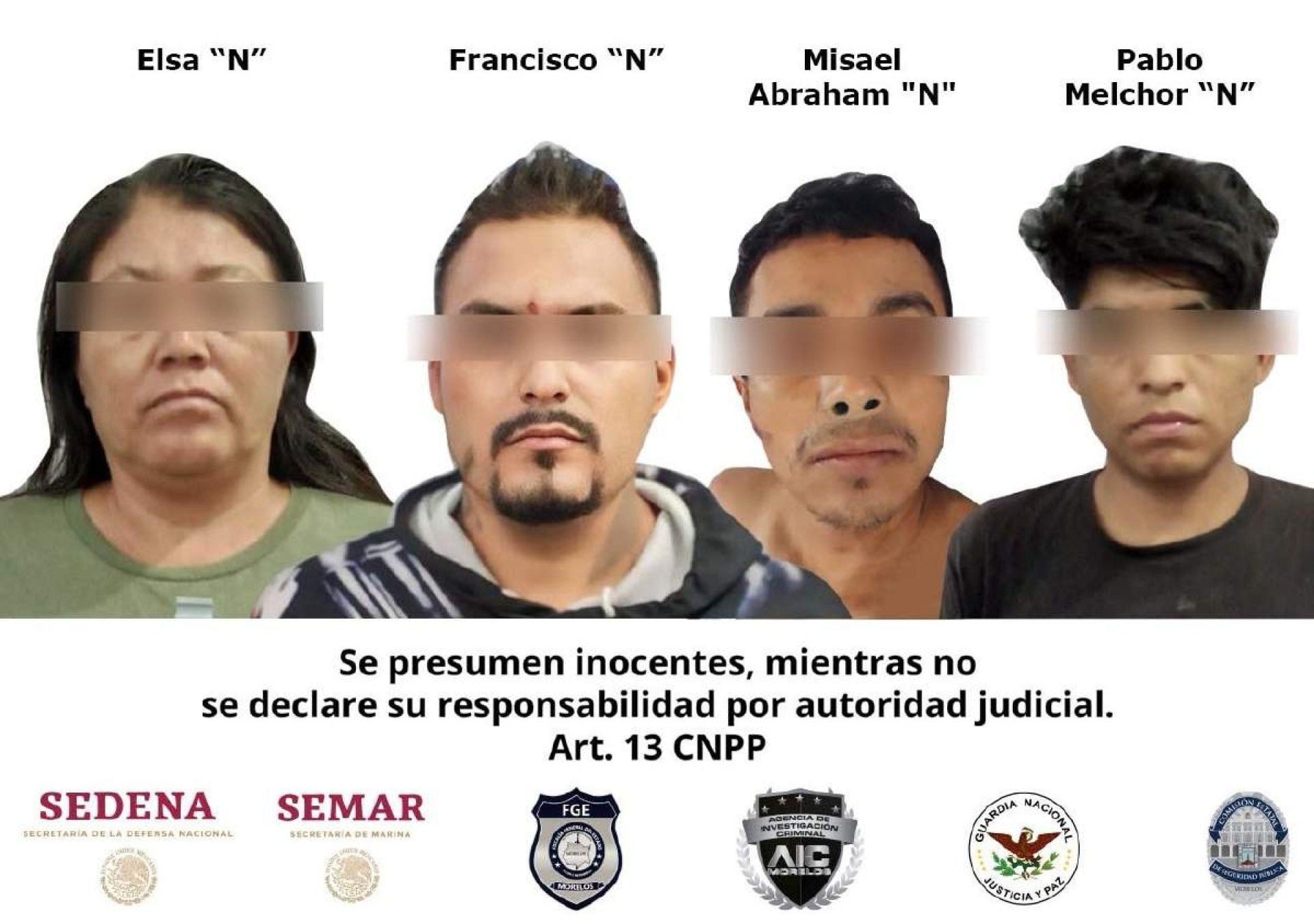A proceso, cinco personas que atacaron a elementos de la AIC