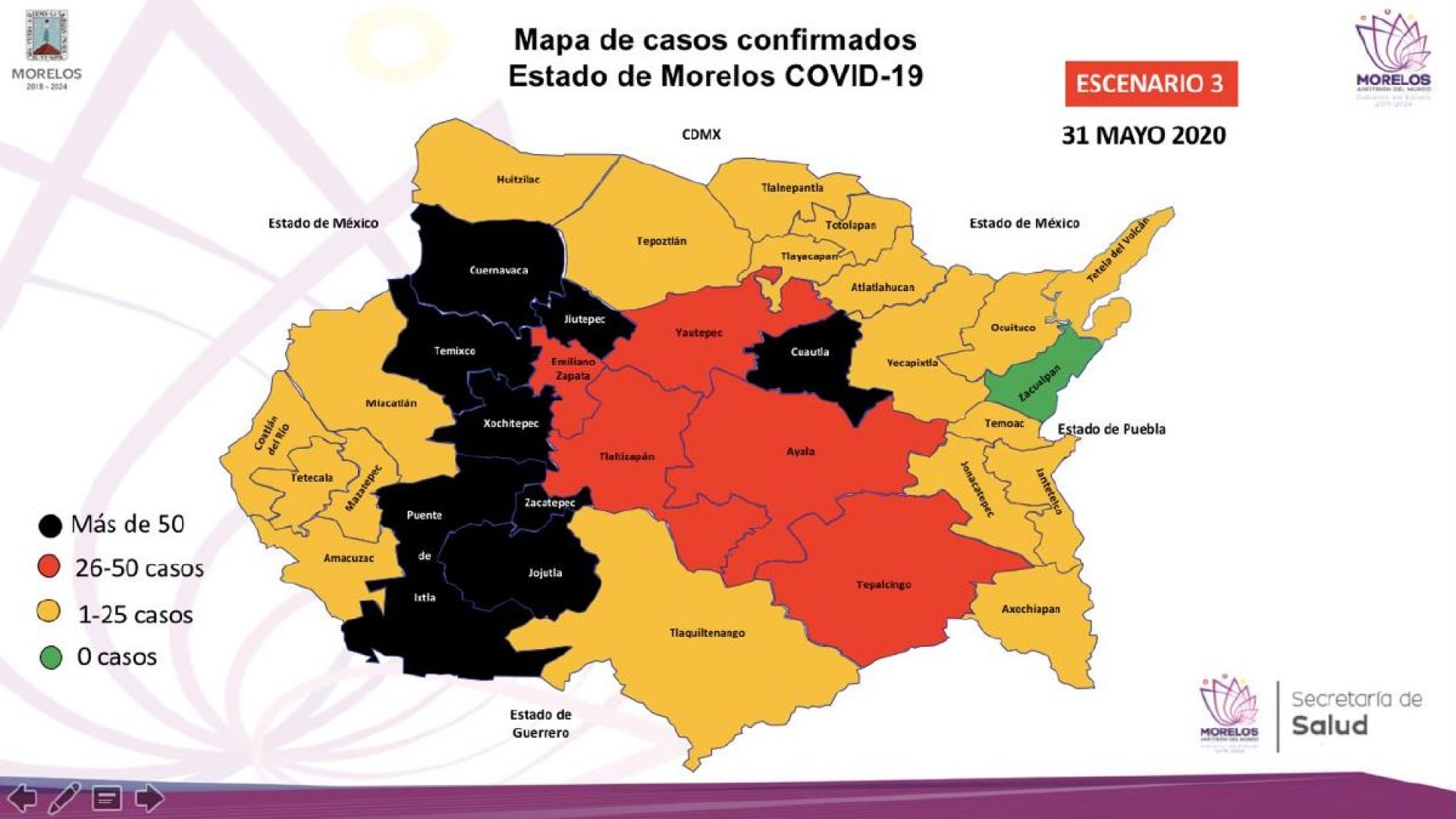 Zona sur: Crece Zacatepec en casos de covid-19