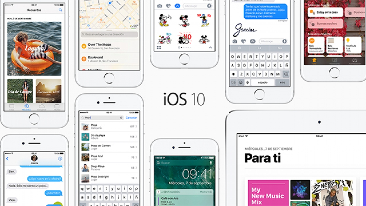 iOS 10 ya está disponible para todos
