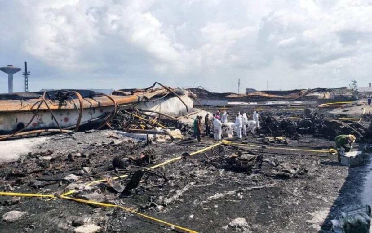 Cuba afirma que es 'imposible' identificar los restos óseos del incendio del puerto de Matanzas