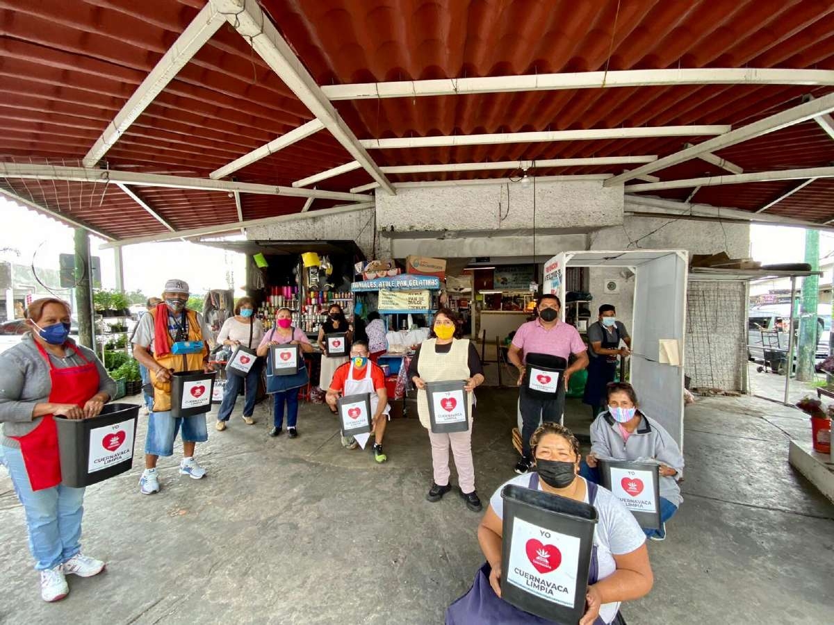 Mercado “Emiliano Zapata" y comercios de Buenavista se activan por “Yo amo Cuernavaca limpia”