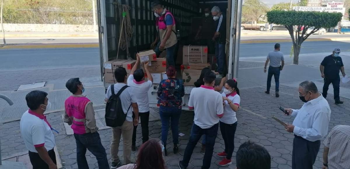 Llega a Jojutla material del INE para consulta de revocación de mandato
