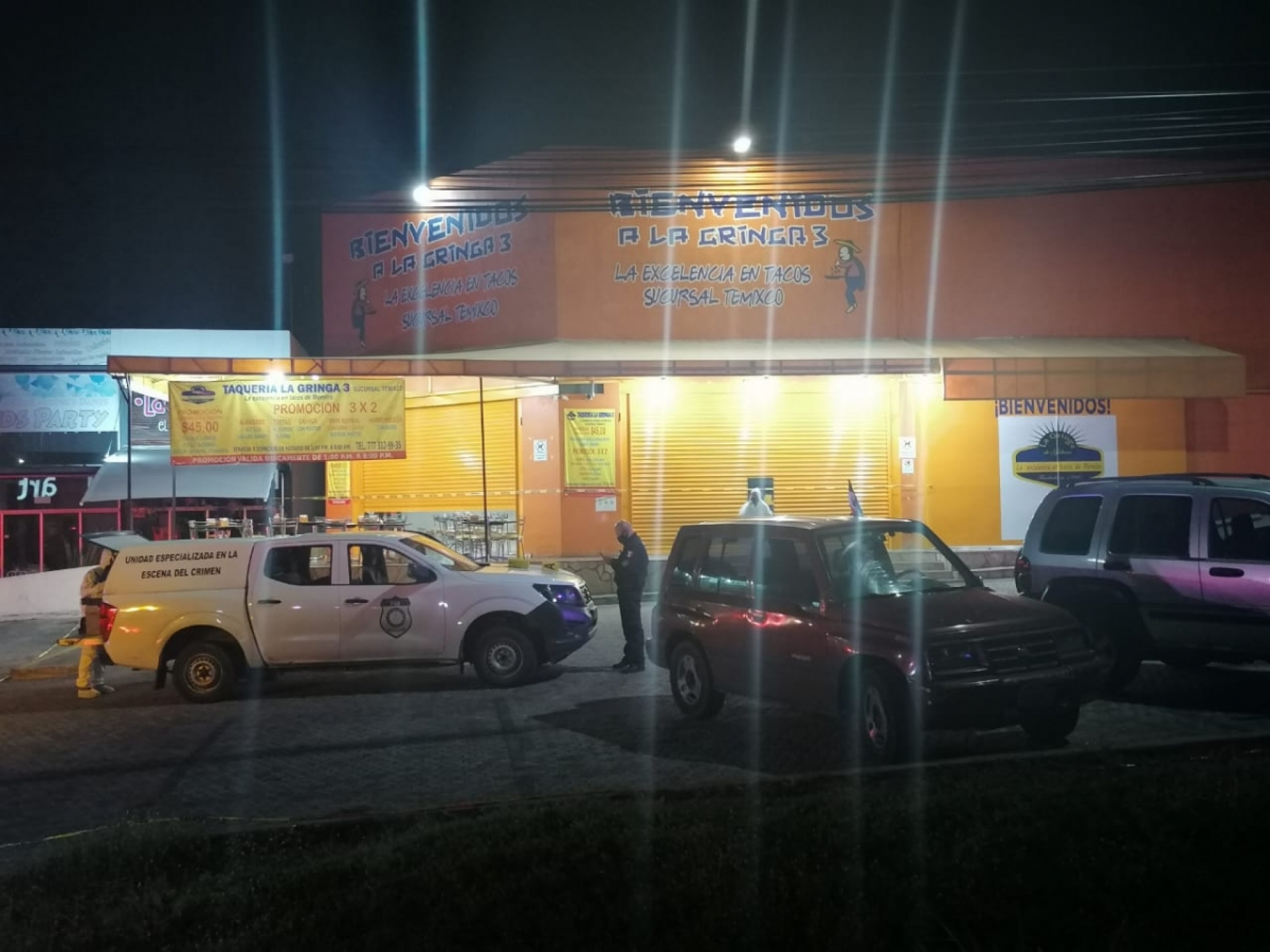 Investigan doble homicidio ocurrido en taquería